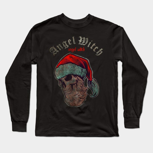 SANTA HEAVY METAL SKULL ANGEL WITCH Long Sleeve T-Shirt by elsa-HD